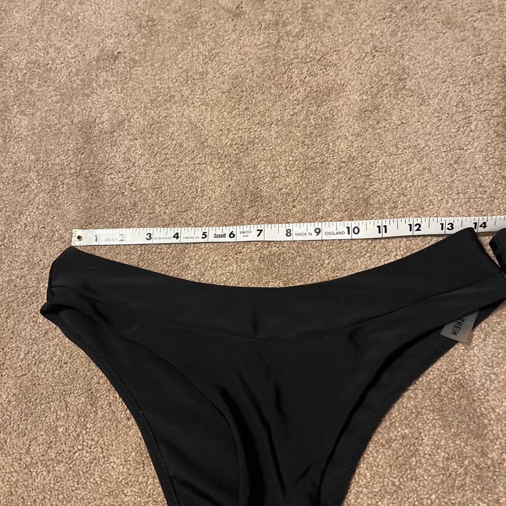 Womens Shein Black Bikini Swim Bundle Set Tops Bottoms Medium/Large - Picture 6 of 9